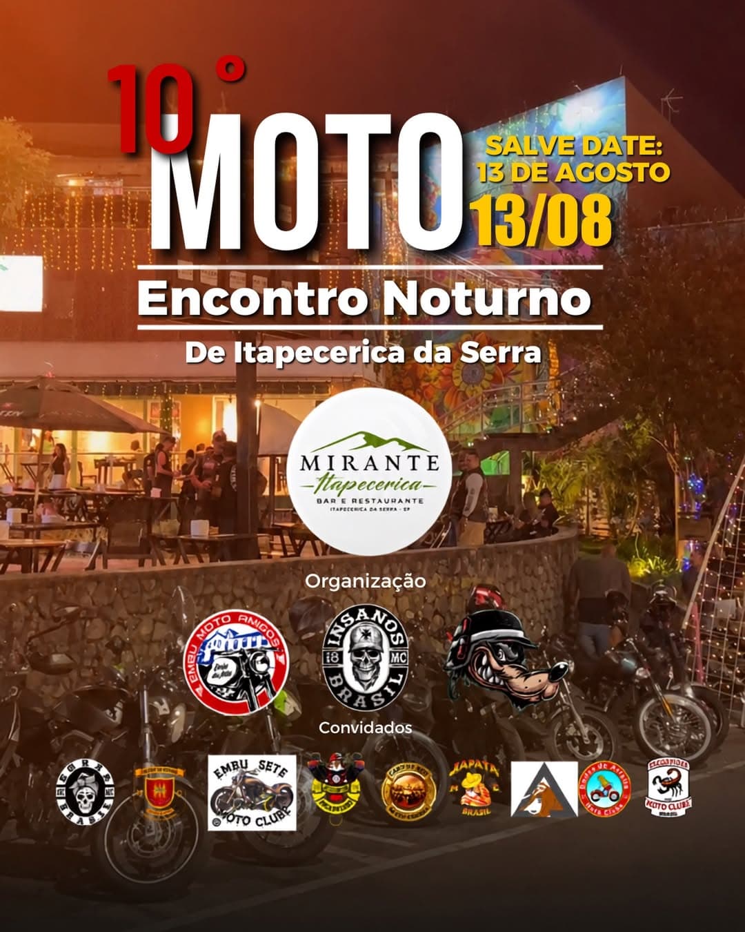10º Moto Encontro no Mirante Itapecerica da Serra