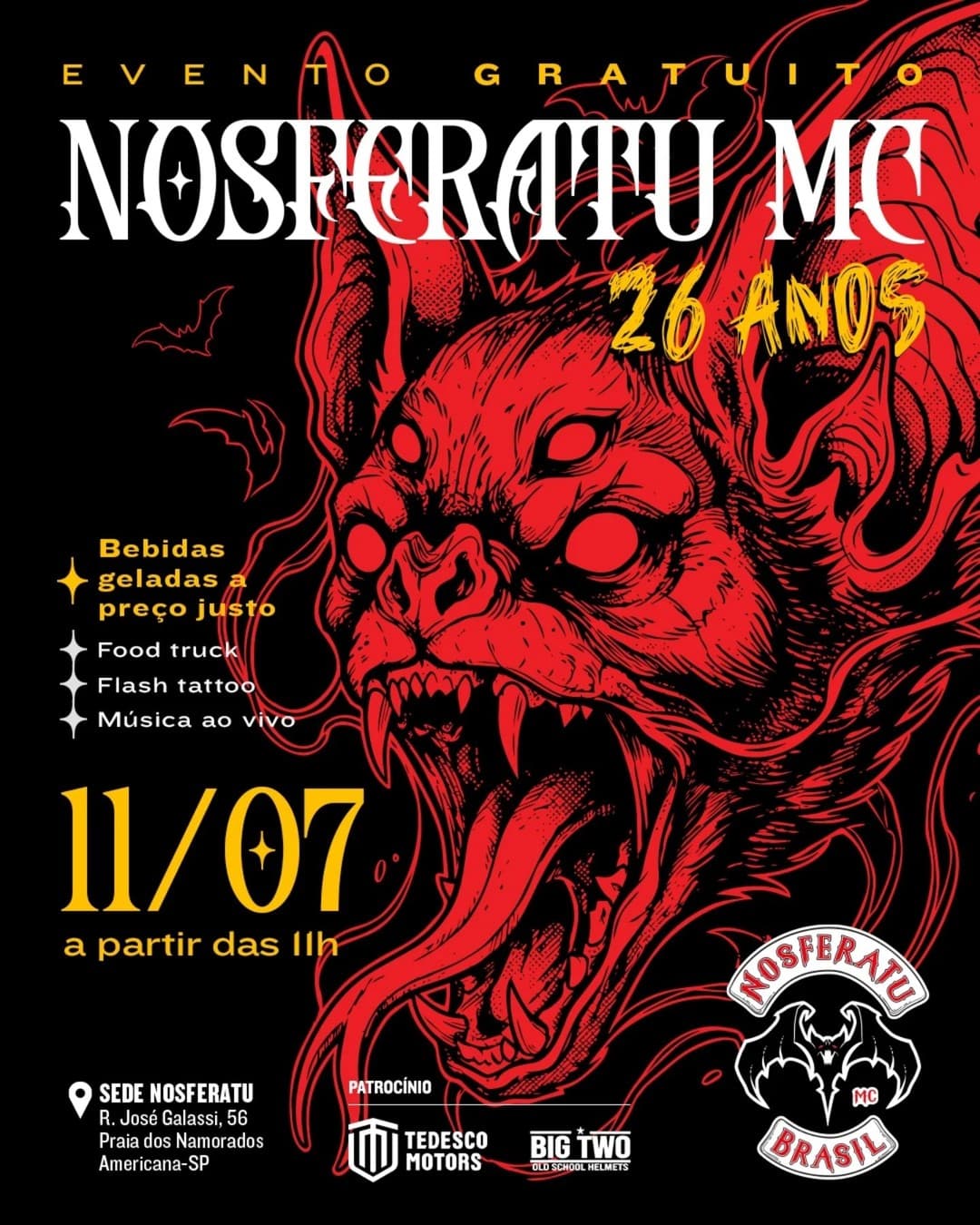 NOSFERATU MC – 26 ANOS DE HISTÓRIA