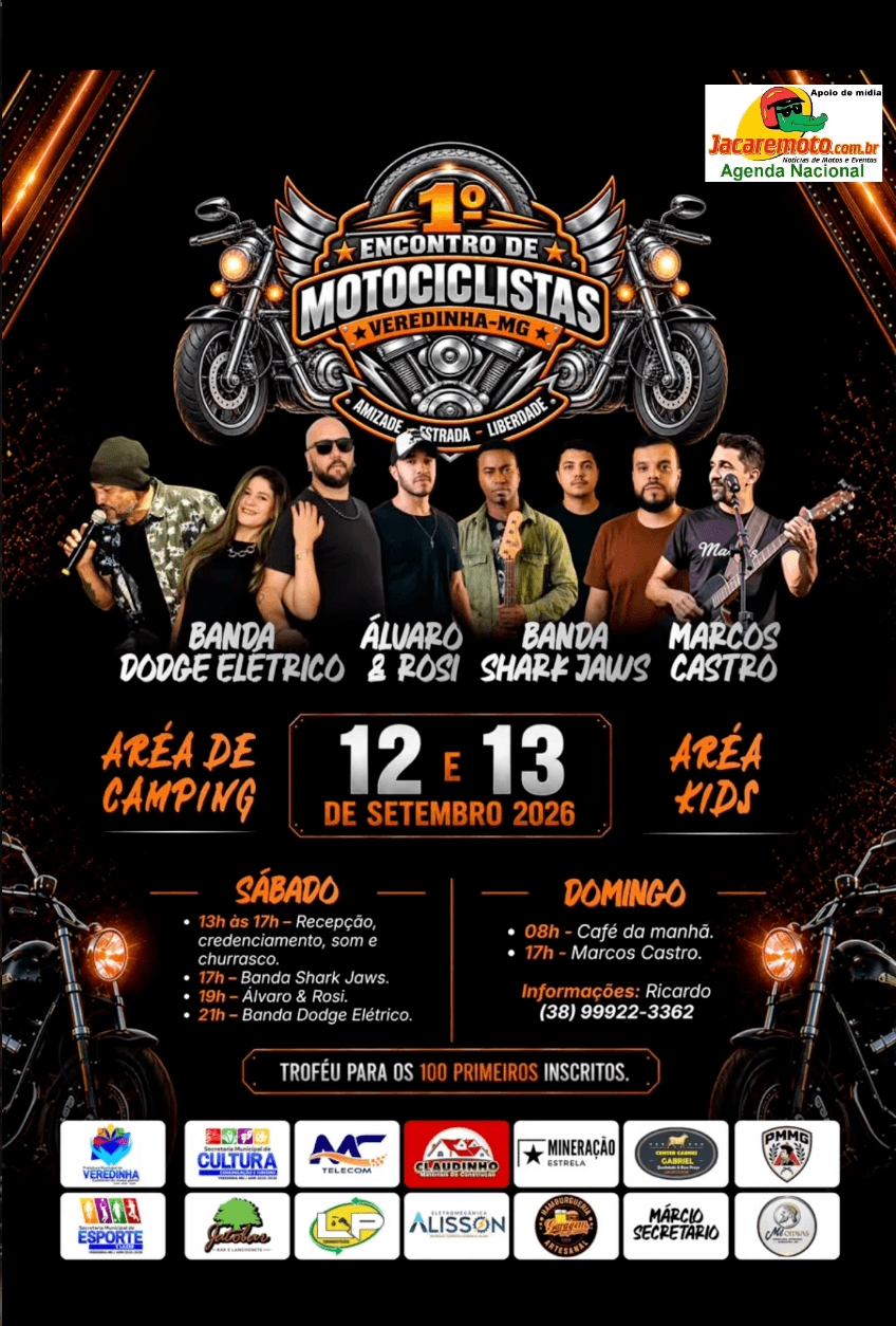 1º Encontro de Motociclistas Veredinha-MG