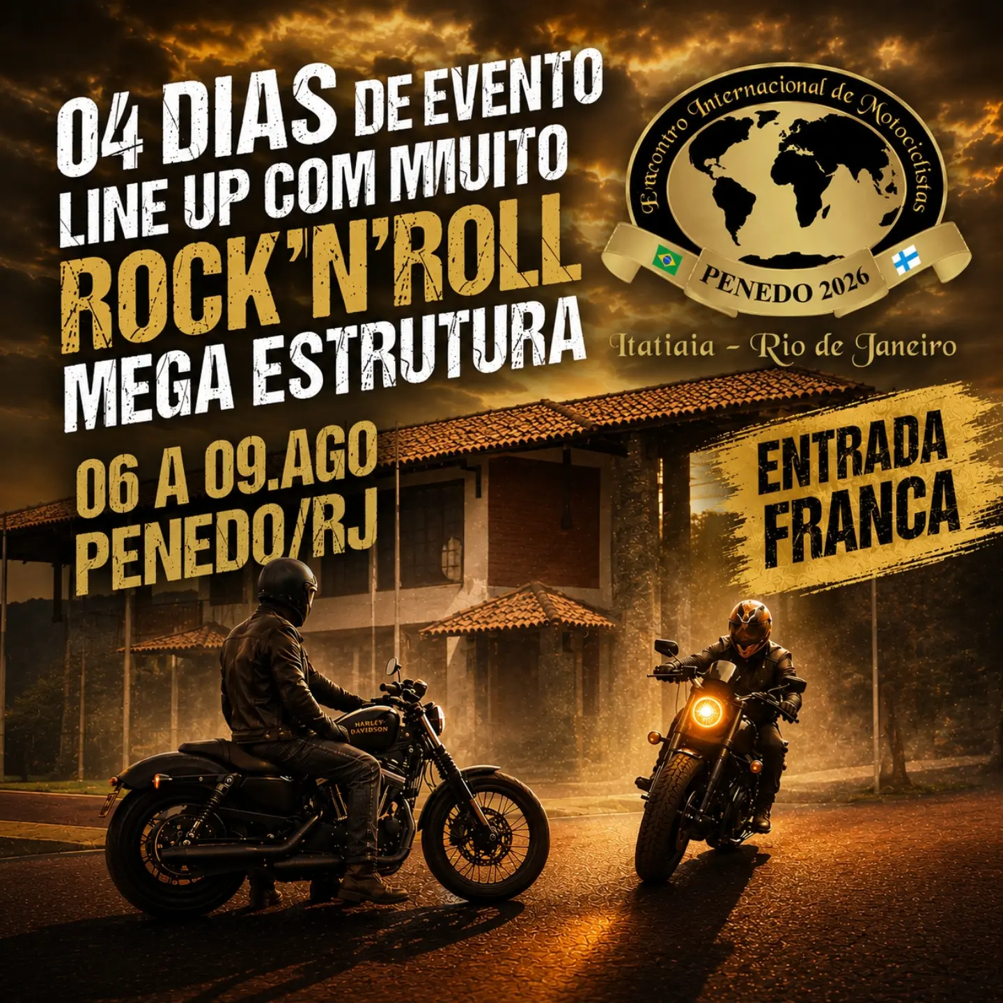 Encontro Internacional de Motociclistas - Penedo-RJ