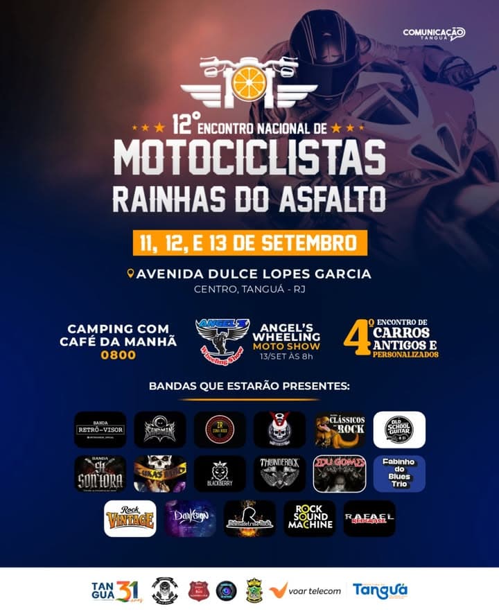 12º Encontro Nacional de Motociclistas – Rainhas do Asfalto