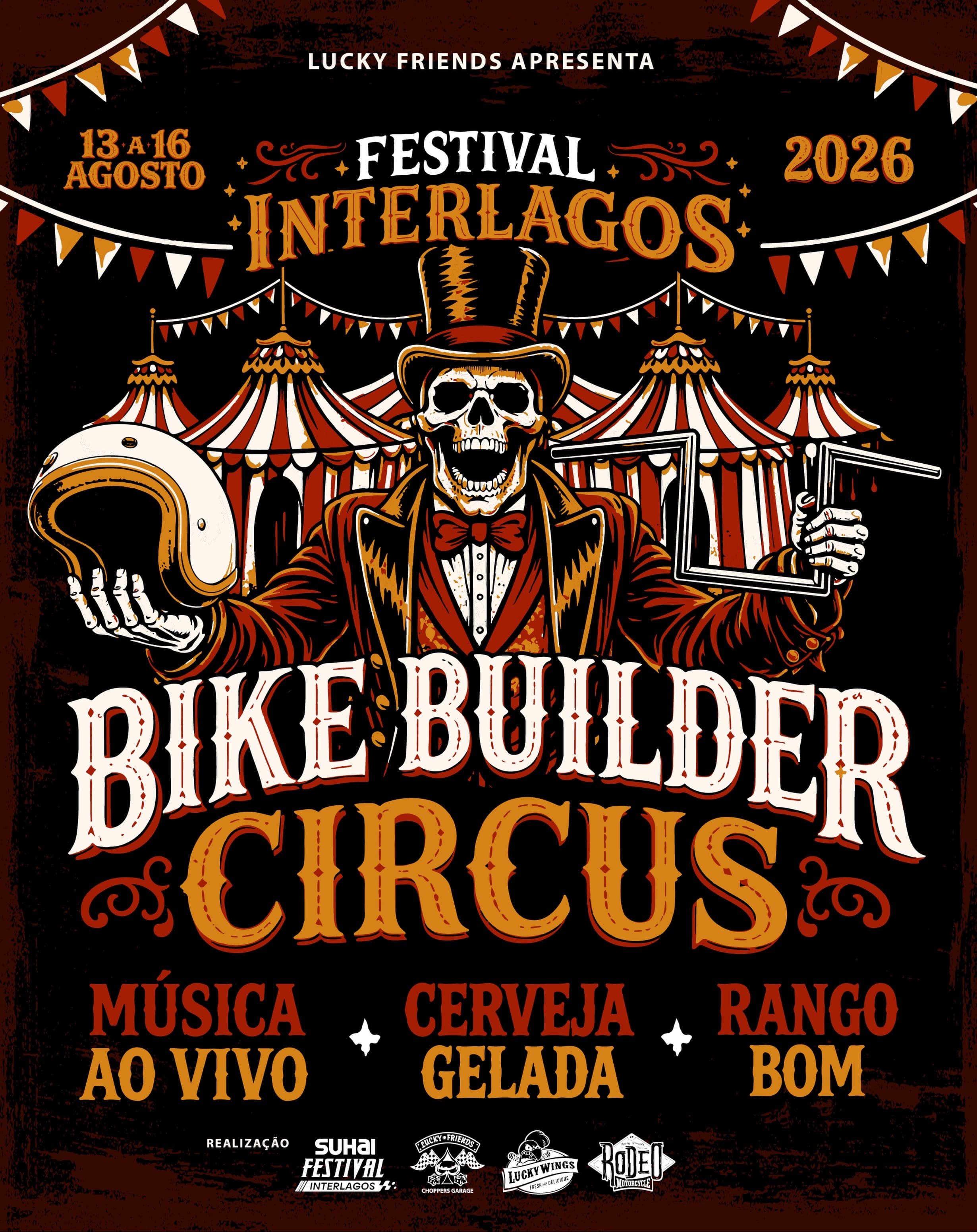 Lucky Friends Apresenta o Bike Builder Circus no Festival Interlagos