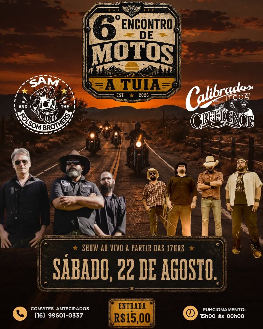 6º Encontro de Motos A Tuia