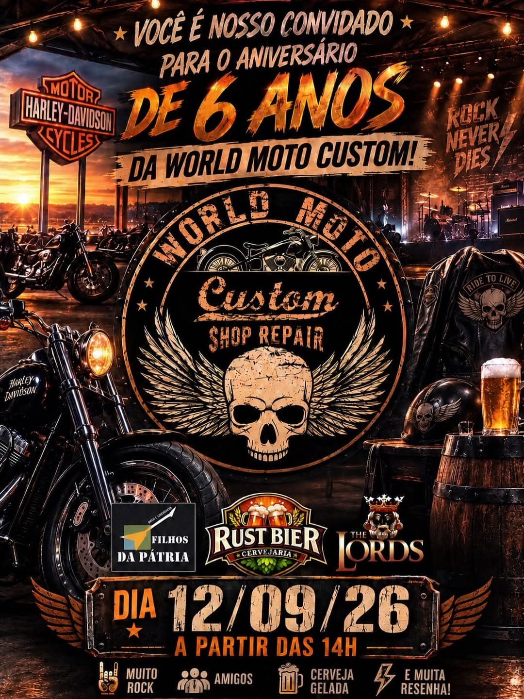 Aniversário de 6 Anos da World Moto Custom